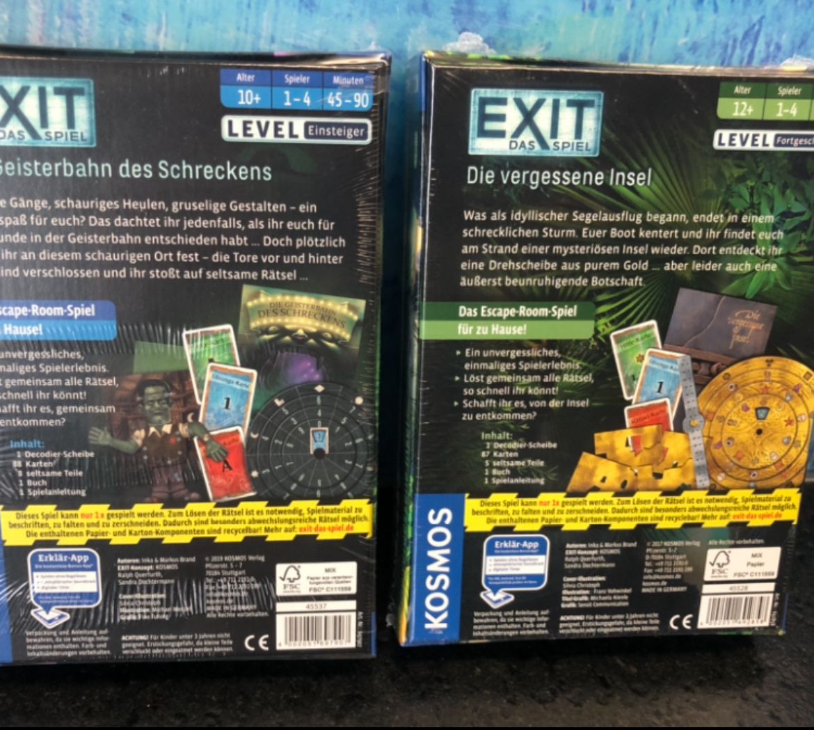 Kosmos Giochi: Exit Spiele Escape Room Gesellschaftsspiele Strategiespiele – Nuovo e nell'imballaggio originale da Frauenfeld venduto da Babytimmy 3