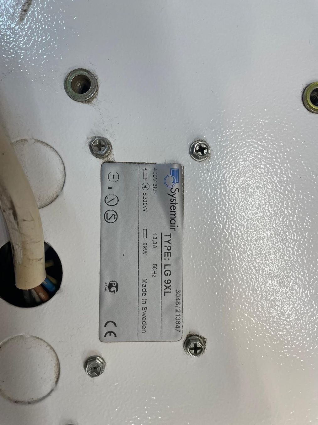 Heizgeräte: Heizung Luftschleiergerät Systemair Typ LG 9XL – Defekt aus Wollerau von Pedro1969 4