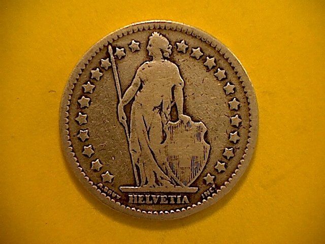 Alle Münzen: 1 Fr. 1908 – Gebraucht aus Buchs AG von Ged8 1