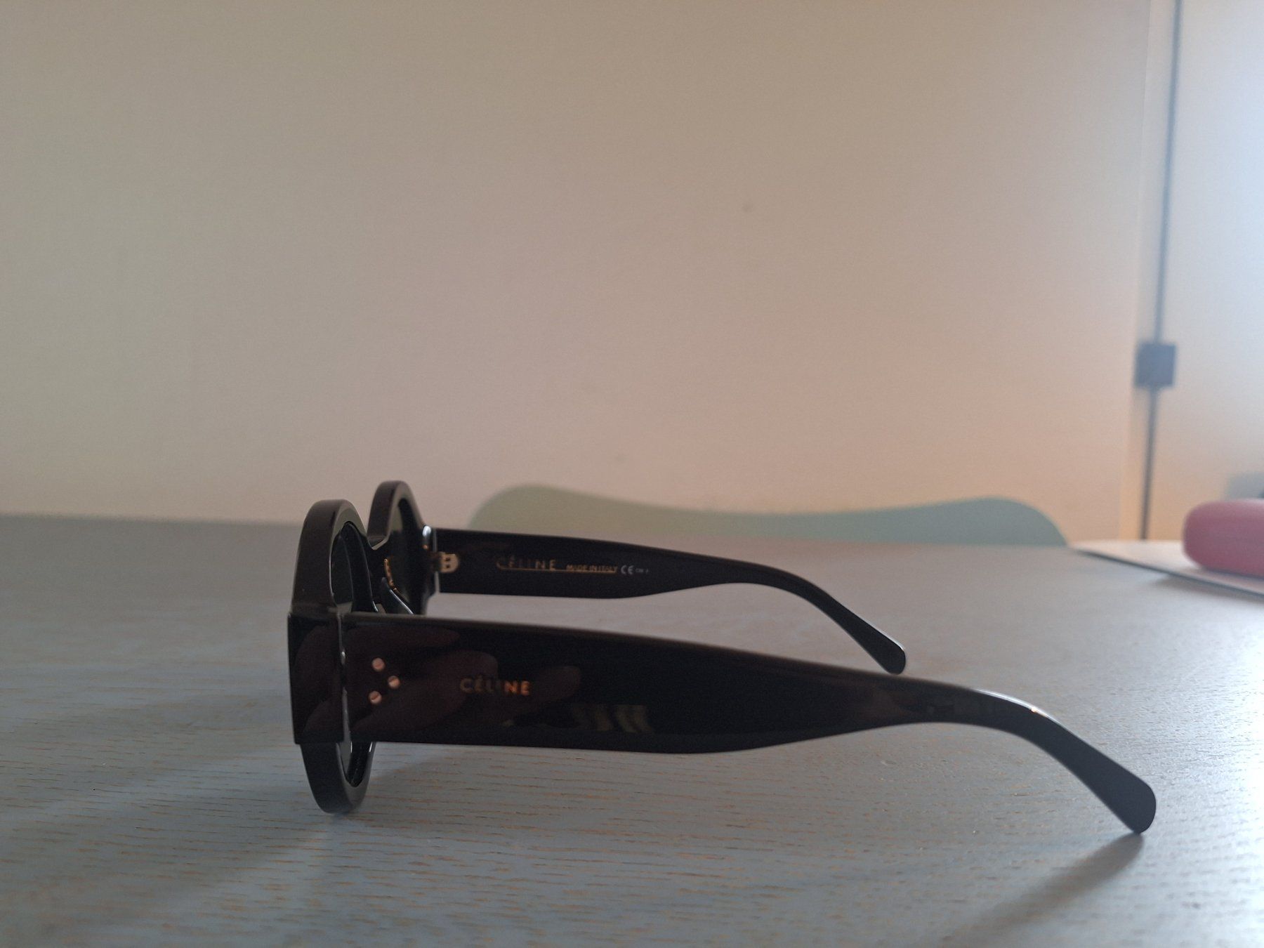 Celine Occhiali & Lenti: Céline runde retro-styled Sonnenbrille schwarz – Usato da Zug venduto da BibiB 2