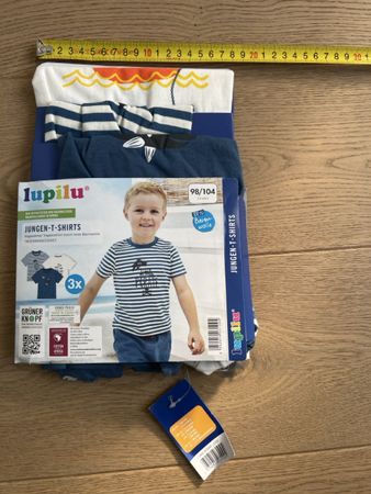 Neu: T-Shirts, 3er Pack, Gr. 98/104, Sommer