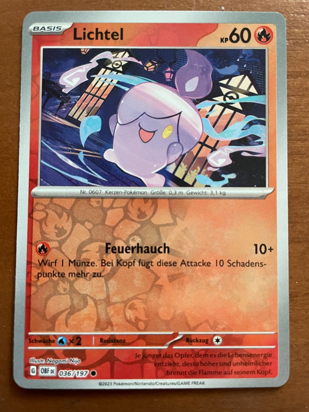 Pokémon Sammelbilder & Trading cards: Pokemon Lichtel Reverse (Versand gratis) – Neu (gemäss Beschreibung) aus Chur von Angerson