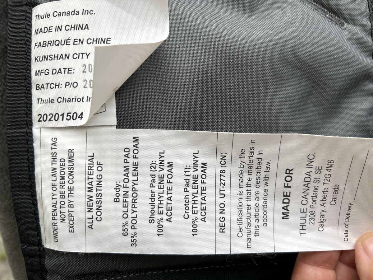 Thule Pezzi di ricambio: Thule Chariot Infant Sling Hängematte  – Usato da Basel venduto da enfantdor 2