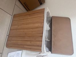 SONGMICS Wäschekorb 150 L – 3 Fächer – Neu & unbenutzt