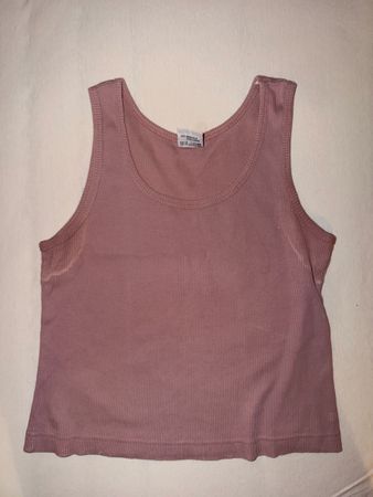 Crop Top Pink Ribbed