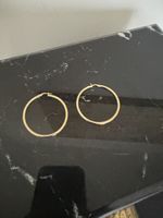 Creolen in 18k Geldgold von Bucherer 40mm