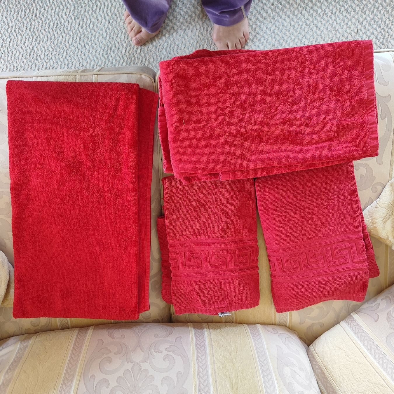 Teli da bagno: 7 teiliges frotte set – Usato da Langnau am Albis venduto da Judithsebi