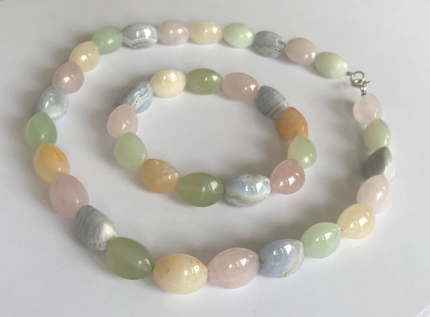 Catenine: Kette + Armband 4 x Edelsteine – Usato da Gossau venduto da Magic999