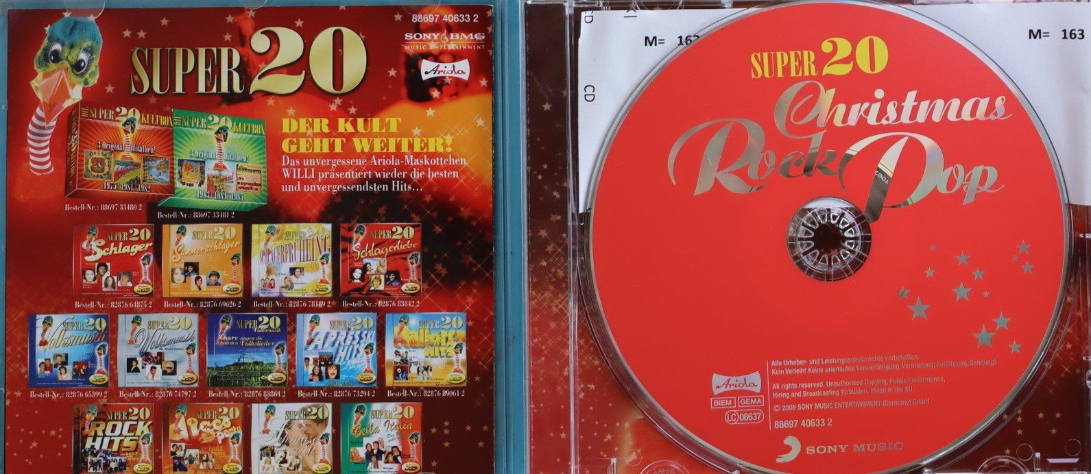 CD: Various – Super 20 Christmas Rock Pop – Usato da Luzern venduto da CONTENTI 1