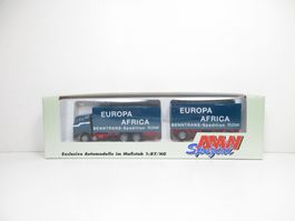 AWM H0 70123 VOLVO F 88 Hängerzug BENNTRANS Europa-Africa