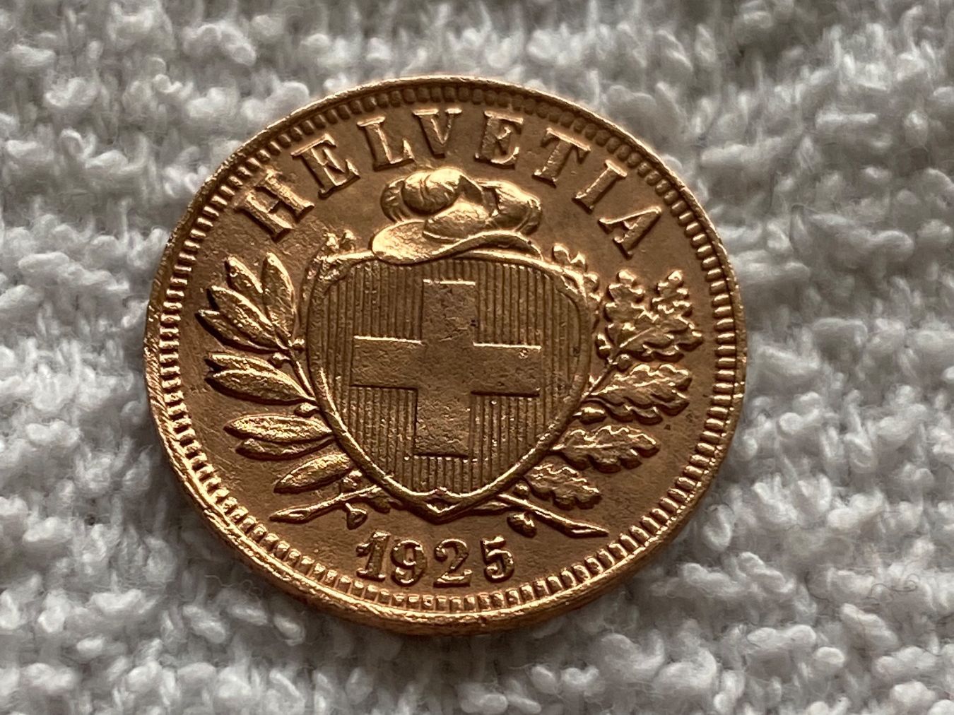 Tutti le monete: 2 centimes/Rappen 1925 – Usato da Nyon venduto da Ilmi09