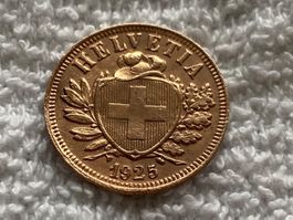 2 centimes/Rappen 1925
