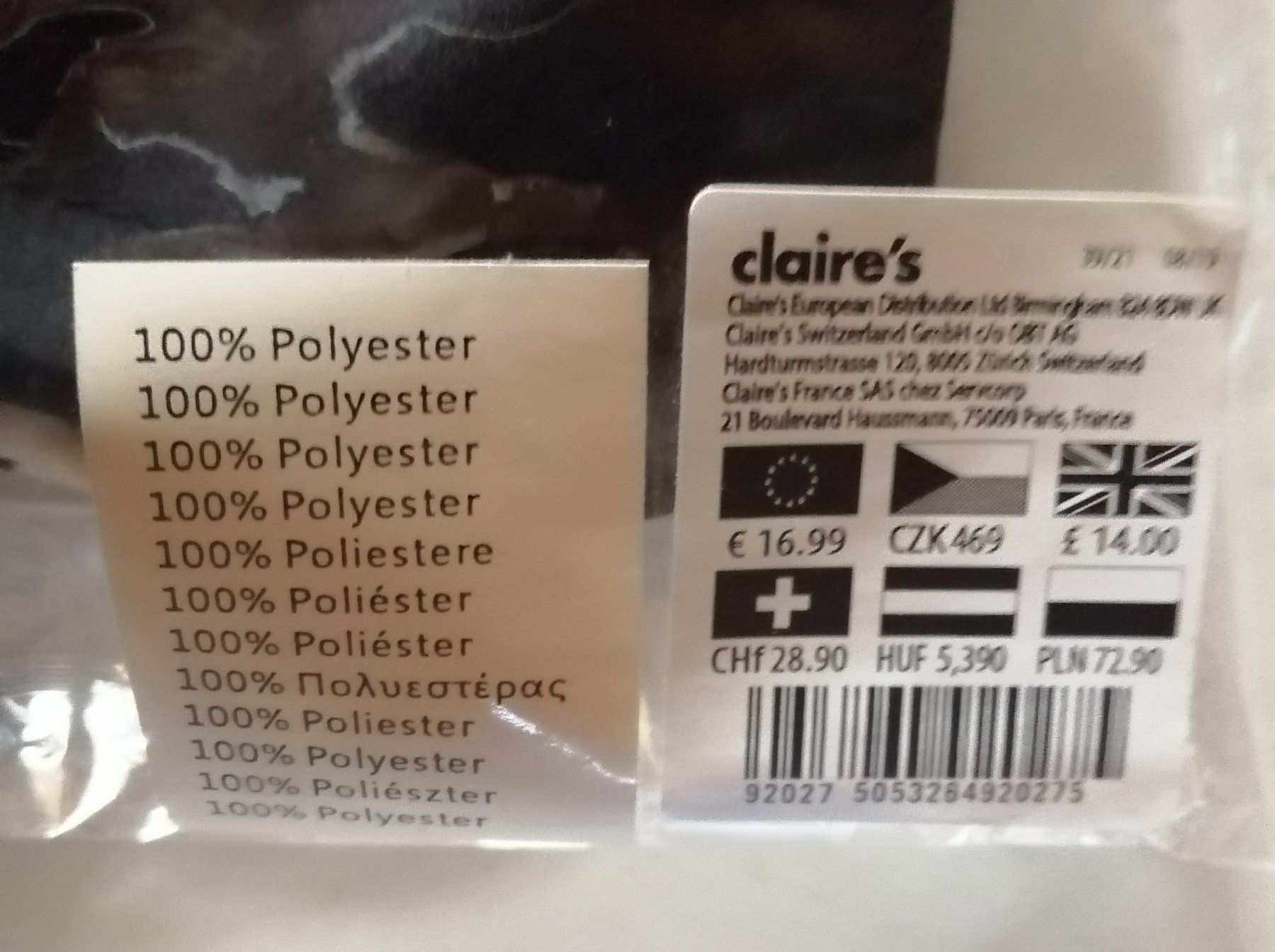 Accessori per capelli: Haaraccessoires (bun scrunchie), 2er Pack, Leo Print, Neu – Nuovo e nell'imballaggio originale da Schaffhausen venduto da Domifran 4