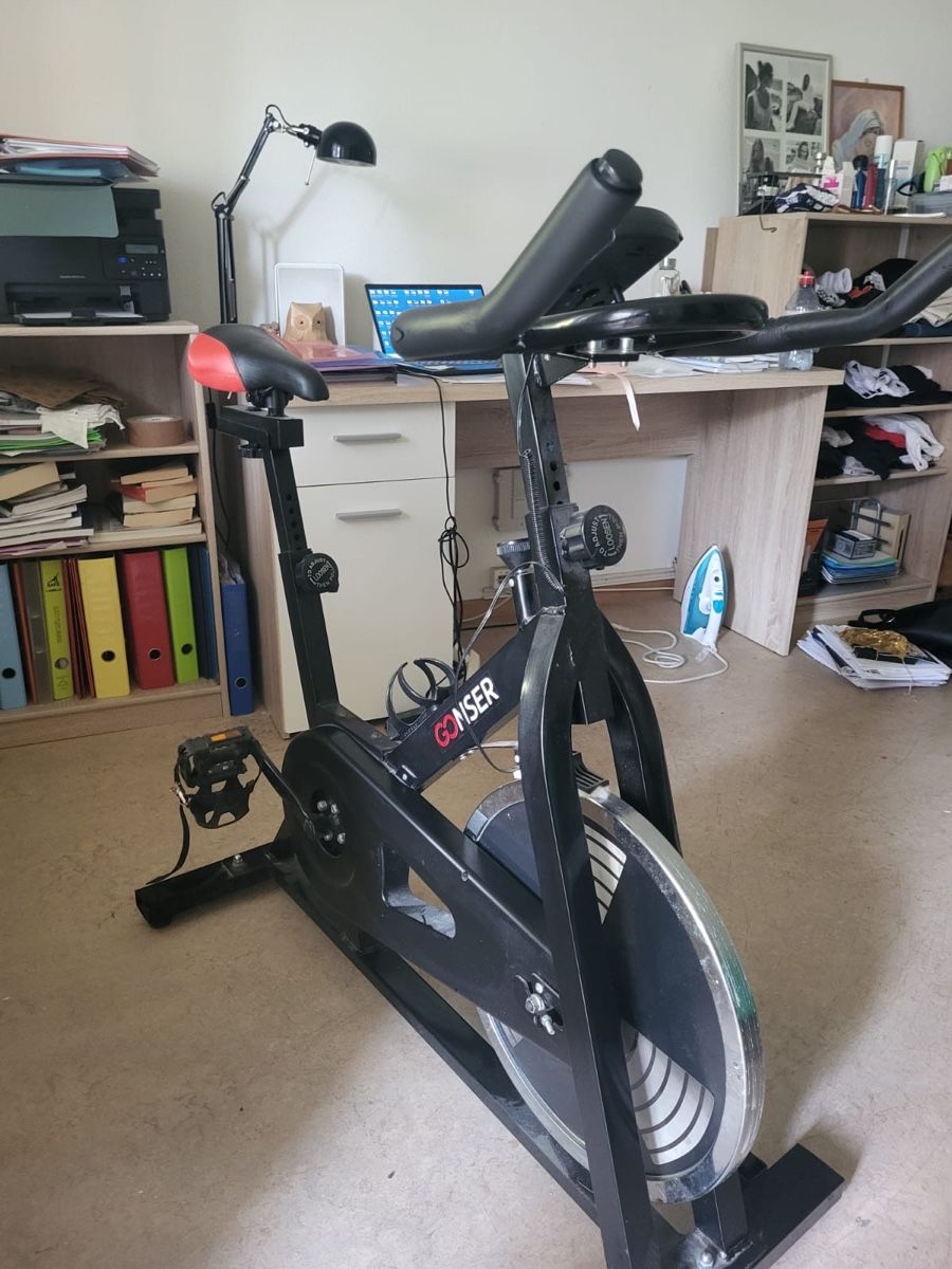 Gonser Hometrainer: Spinning bike GONSEN, black, SWIFTER – Gebraucht aus Zürich von mic_znb6 2