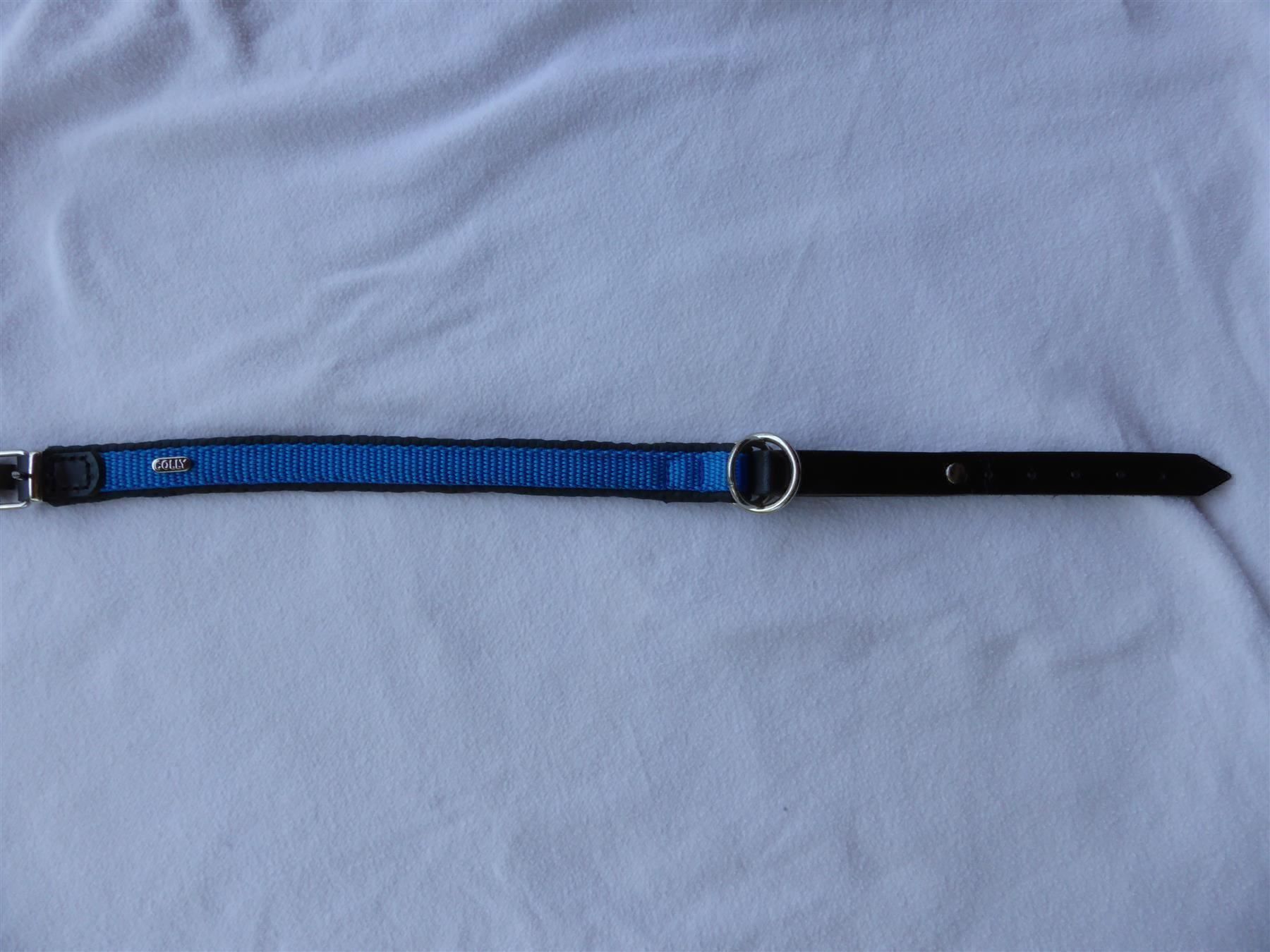 Guinzagli & Collari: Halsband blau-schwarz 63cm – Nuovo e nell'imballaggio originale da Schübelbach venduto da Bemafaja