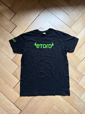 ETORO T-Shirt schwarz L