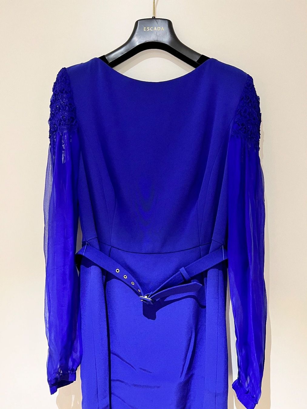 Escada Vestiti: Blaues Escada Kleid – Usato da Wetzikon ZH venduto da KikiZu 1