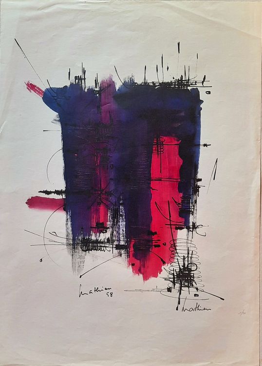 GEORGES MATHIEU 1921- 2012 (D'occasion) à Genève pour CHF 200 – avec ...