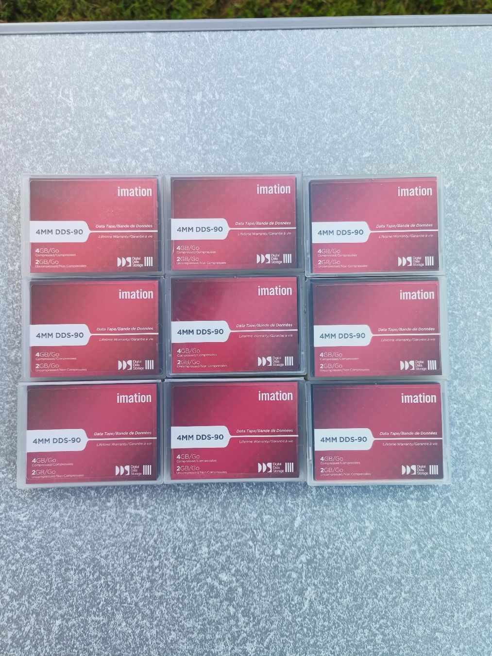 Musicassette: 9xDAT Kassetten Imation 4mm DDS-90 – Usato da Steffisburg venduto da zulg03