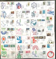 1979–1982  Italien FDC Illustr.  ( 25 Stk )  Div.- 3