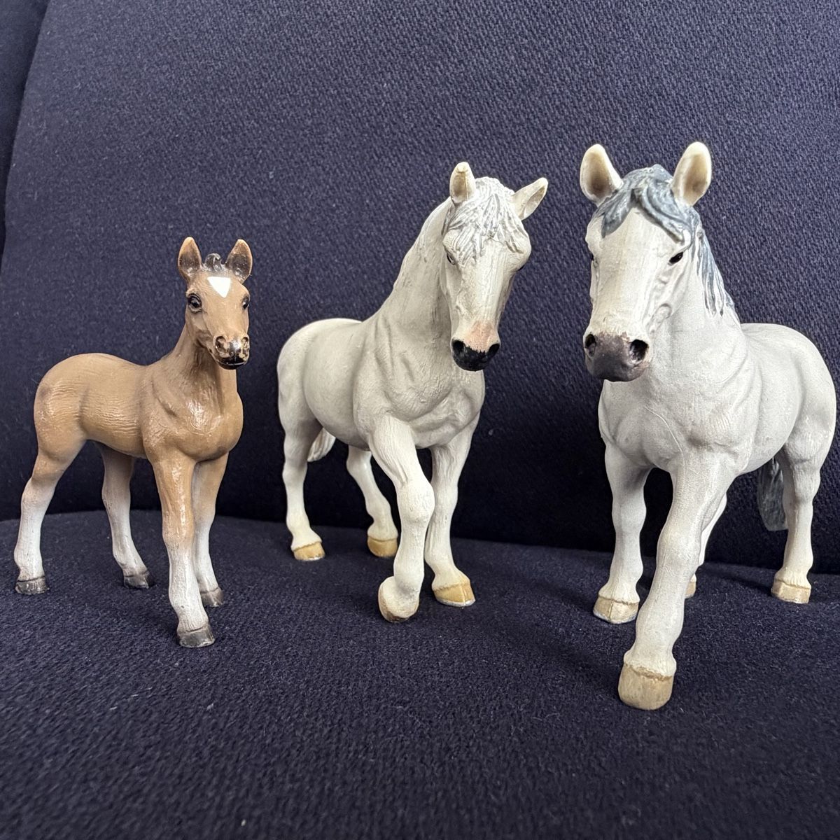 Schleich Statuette: Schleich Pferde Set 2001-2004 mit Fohlen – Usato da Düdingen venduto da Hiron_o7