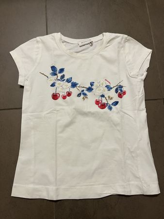 Monnalisa Erdbeer T-Shirt mit Glitter 128
