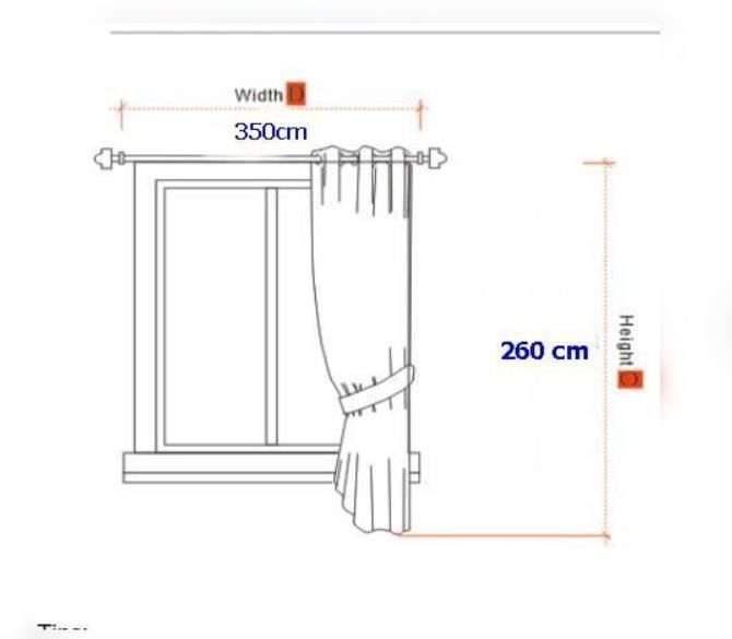 Vorhänge: Schöner Vorhang W 300 X H250cm – Neu und originalverpackt aus Amriswil von Ravinvida 9