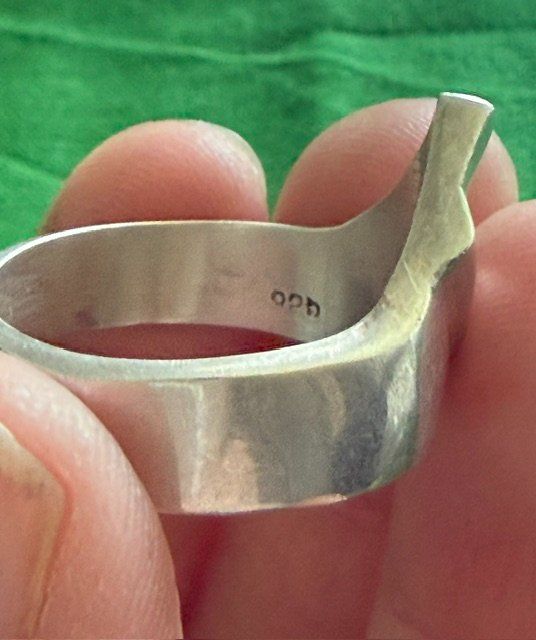 Anelli: Vintage 925 Silver Ring - Size 61/61 – Usato da Osco venduto da Gatto_Nero 2