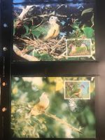 WWF Cook Inseln 1989 Fliegenschnäpper Taube Maximumkarten