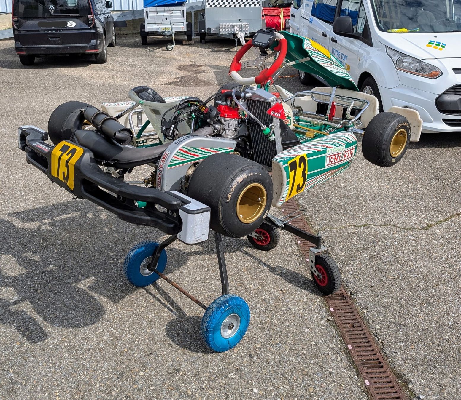 Tony Kart Go-Kart: Tony Kart 401RR Rotax Max Evo 3D – Usato da Bern venduto da droneheaven 3