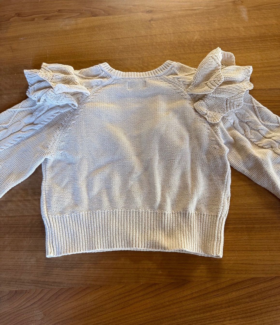 Only Pulls & Sweat-shirts: ONLY CREMEFARBENER STRICKPULLOVER – D'occasion à Raron par lia_secondhand 2