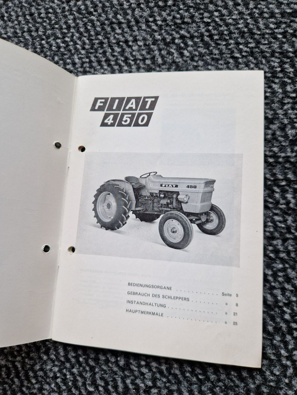 Fiat Trattori: Original Anleitung Fiat Traktor 450 – Usato da Dürnten venduto da Bachtel84 1