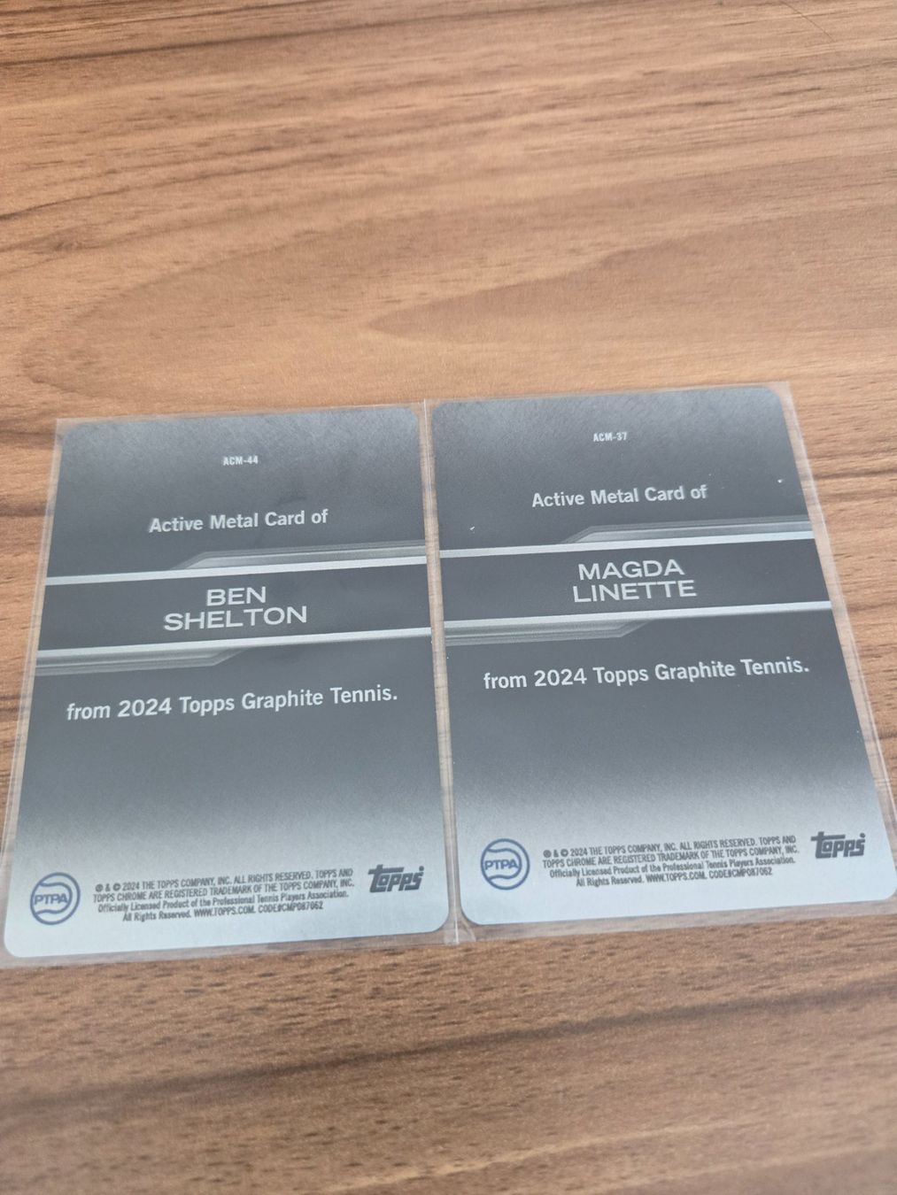 Topps Carte collezionabili: Topps graphite Ben Shelton Magda Linette Active – Usato da Pregassona venduto da med_fk22 1