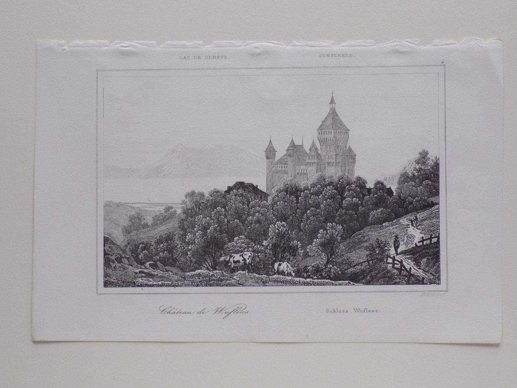 Stiche: Château de Vufflens – Gebraucht aus Risch von Rischli15