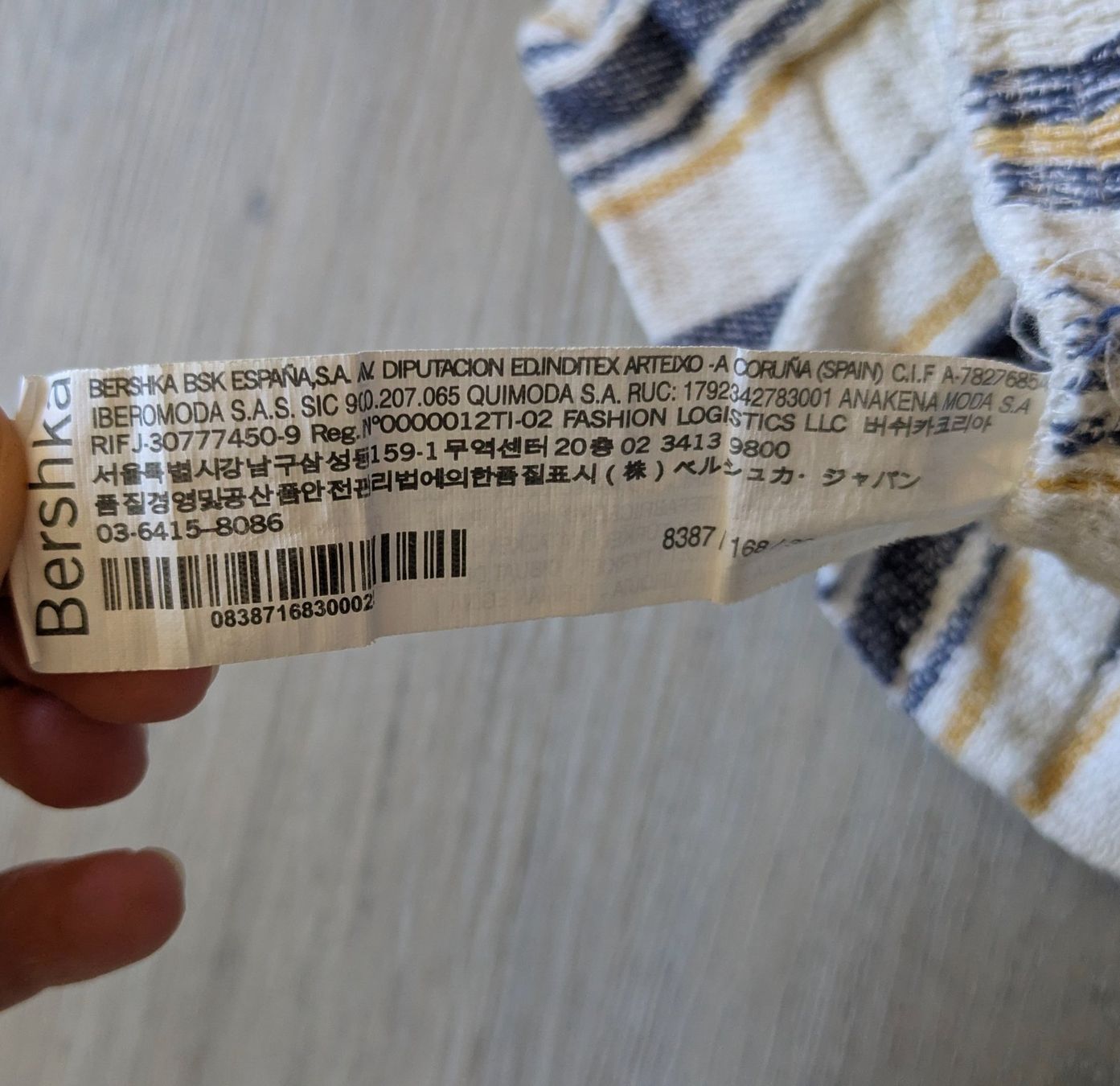 Bershka Pantaloni: Short rayé Bershka XS/S – Usato da Orsieres venduto da IndianaJones50a 4