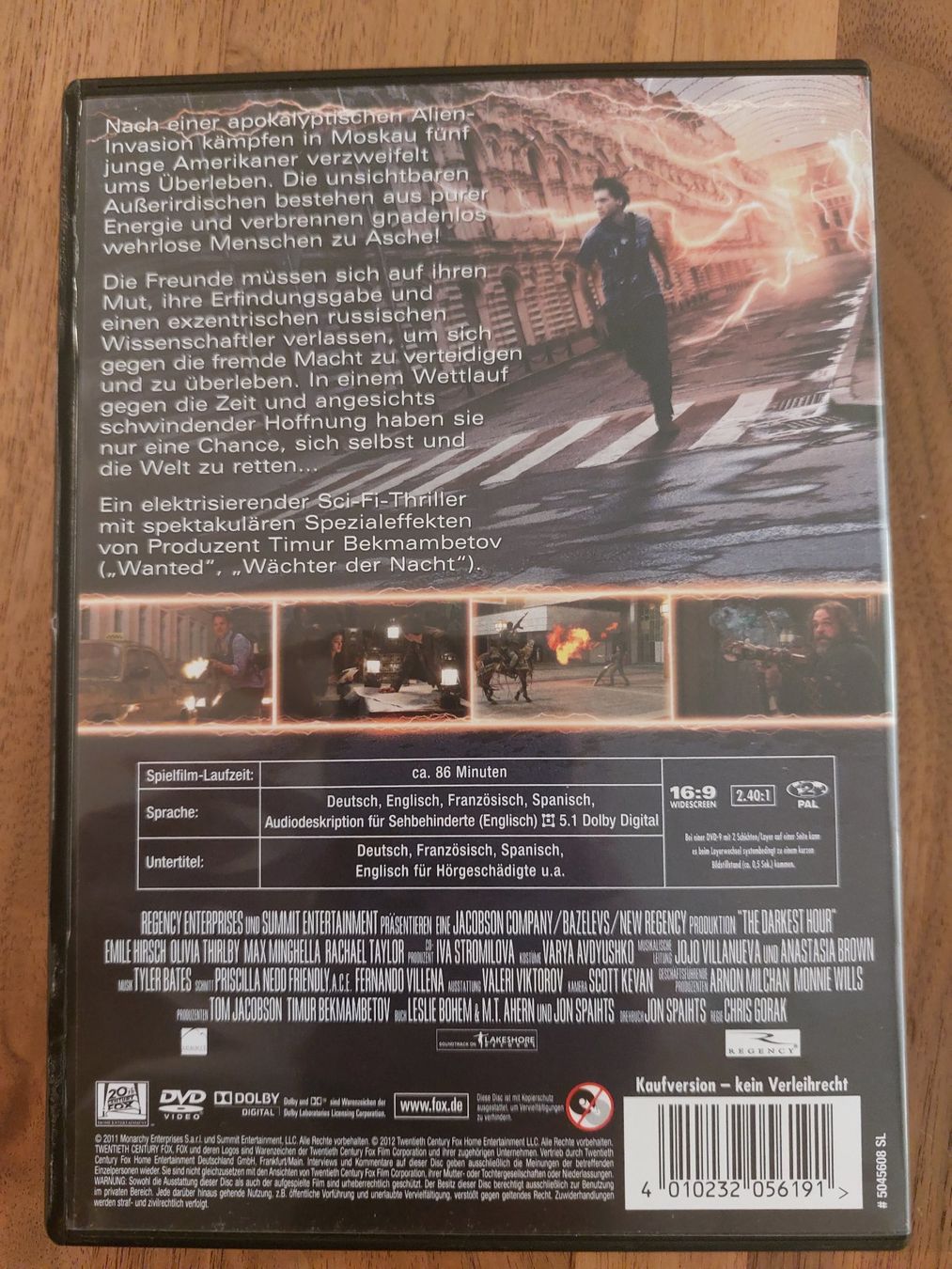 Tutti i DVDs: DVD - Darkest Hour – Usato da Rheinfelden venduto da FilmAuktion 1