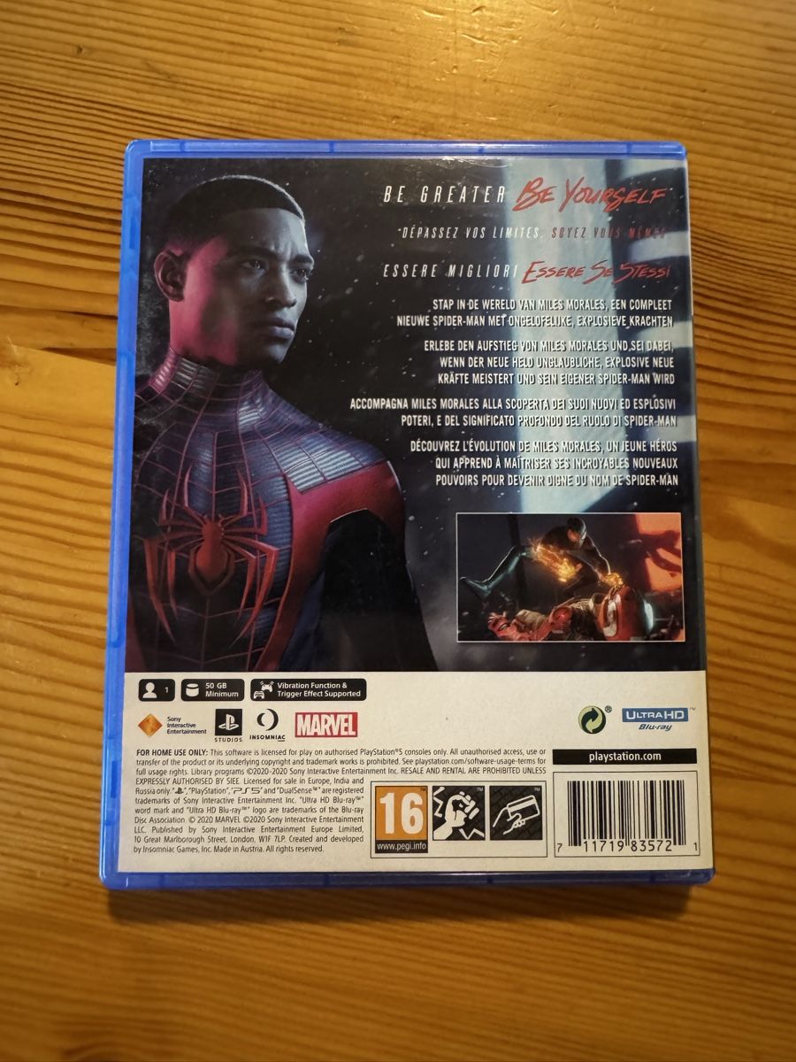 Sony Jeux: Spiderman Miles Morales, PS5 – D'occasion à Schwerzenbach par nik_bcj2 1