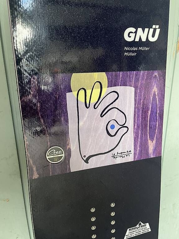 Board: Gnu Mullair 161cm Snowboard  – Nuovo e nell'imballaggio originale da Gstaad venduto da Pure_Snowboarding 1