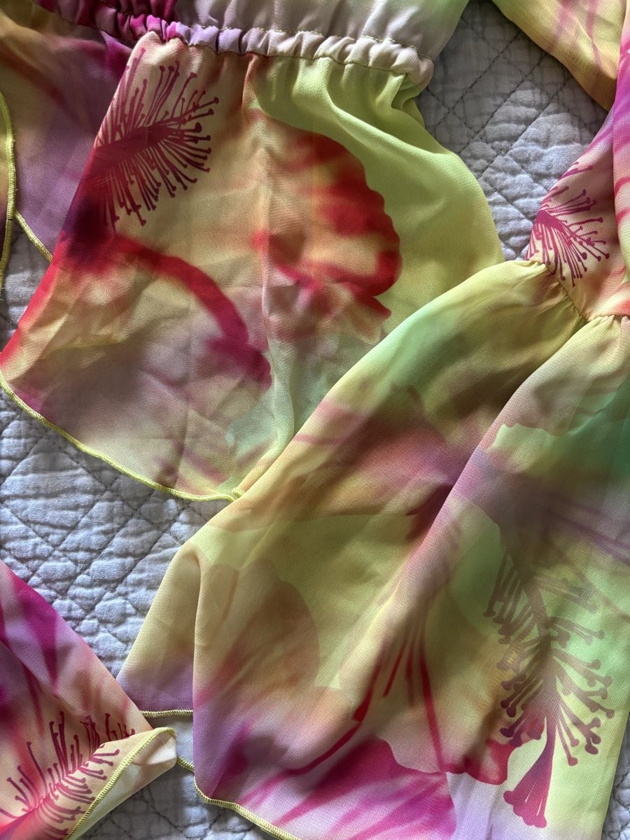 Camicette: Chemisier à fleurs multicolores – Nuovo (secondo la descrizione) da Lausanne venduto da shabnam.t 2