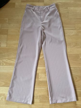 AMY&CLO Paris Hose in Gr. S, Altrosa/Weiss, NEU