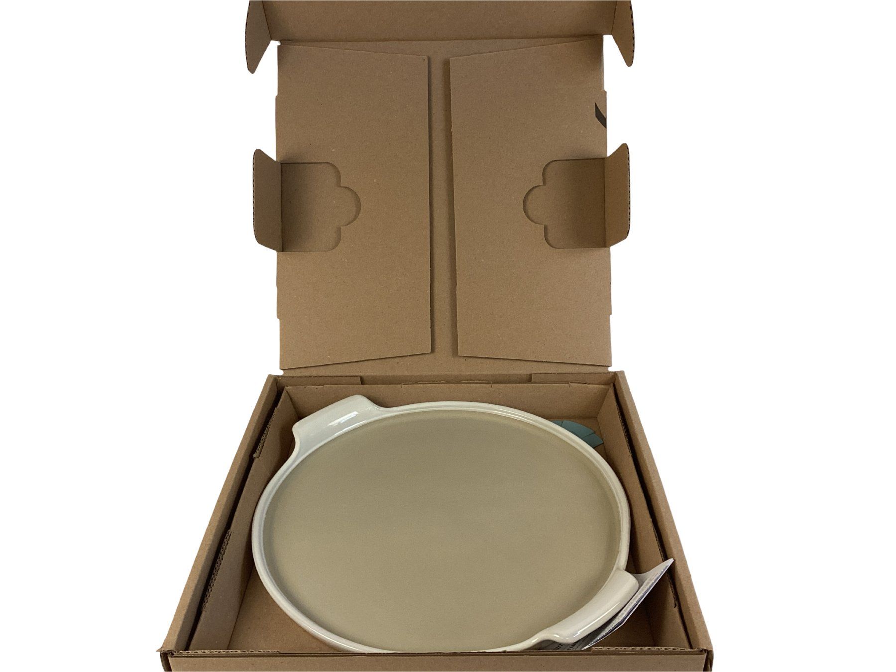 Servierplatten: PAMPERED CHEF White Large Round Stone – Neu und originalverpackt aus Zürich von Restwert_Zuerich 3
