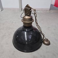 Lampe I Hängelampe Vintage Industrie schwarz Ø 53 x H 57 cm