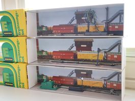 Minitrix 3 x Ergänzung Set Lichtsignal/Flügelsignal/Entkupp.