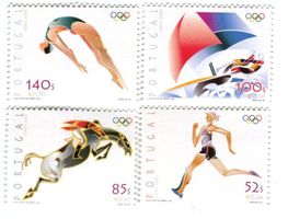 Briefmarken "Olympische Spiele". Portugal.