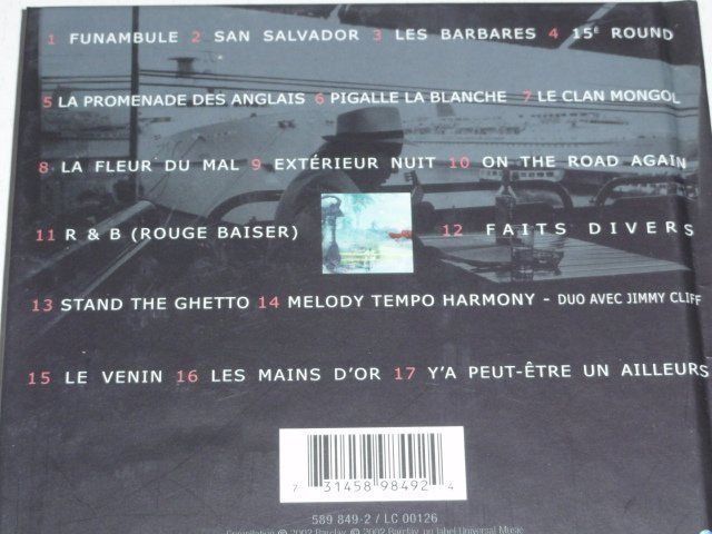 CD: Bernard Lavilliers [universal Barclay 2002] – Usato da Unterbäch venduto da buqiq 2