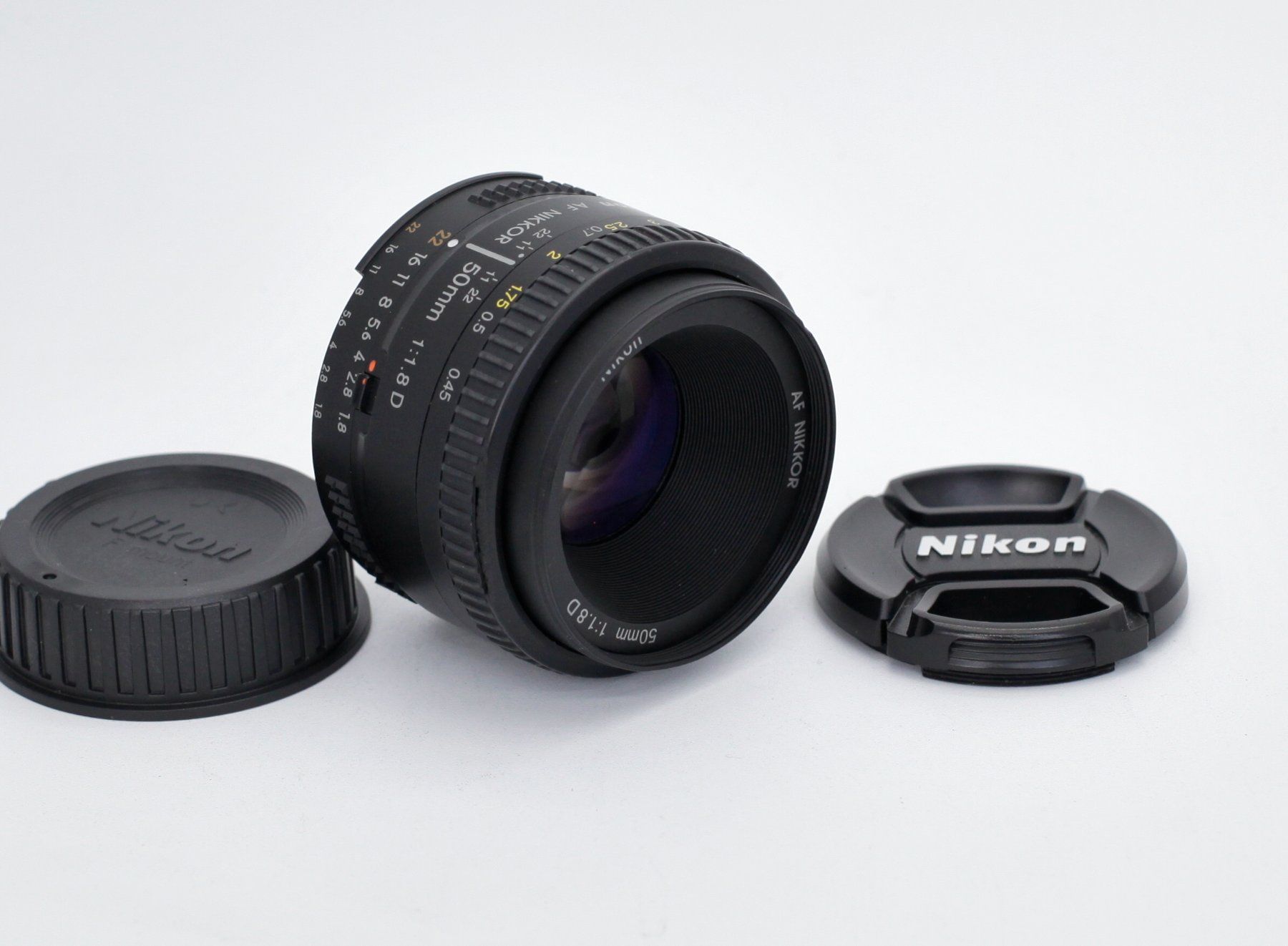 Nikon Obiettivi: Nikon AF 50mm f1.8 D – Usato da Birsfelden venduto da Foti-Virus