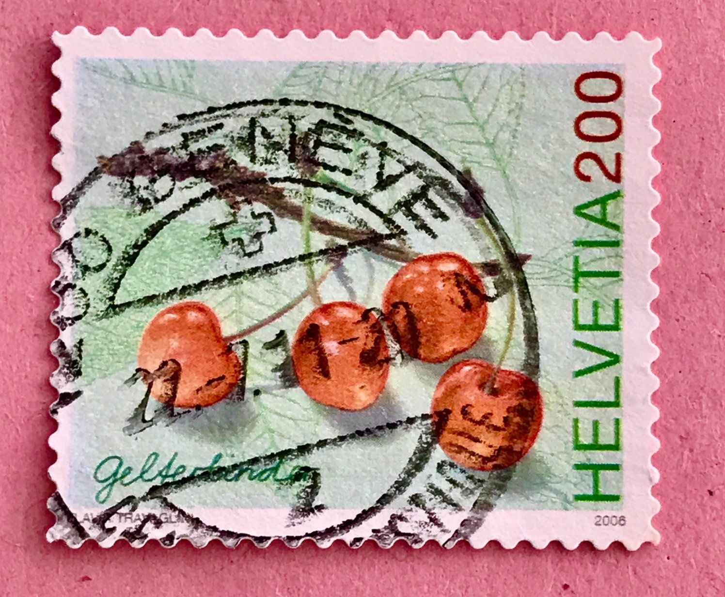 Tutti i francobolli: Nr.1207 Kirsche,Gelterkinder  GESTEMPELT 2006    – Usato da Aarau venduto da Billa007