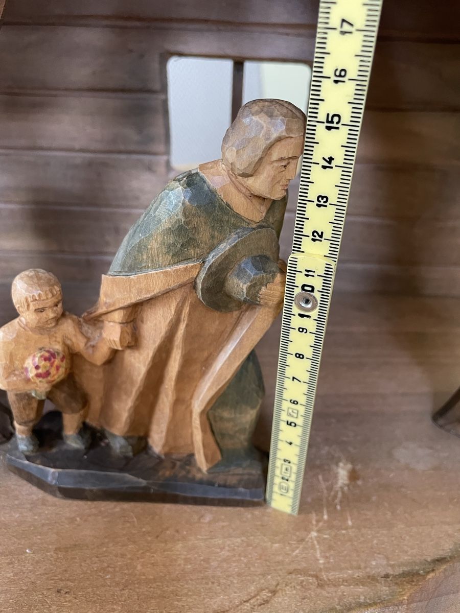 Statuette: Hirte mit Knabe E.Thomann Brienz – Usato da Flawil venduto da Naphtali 7