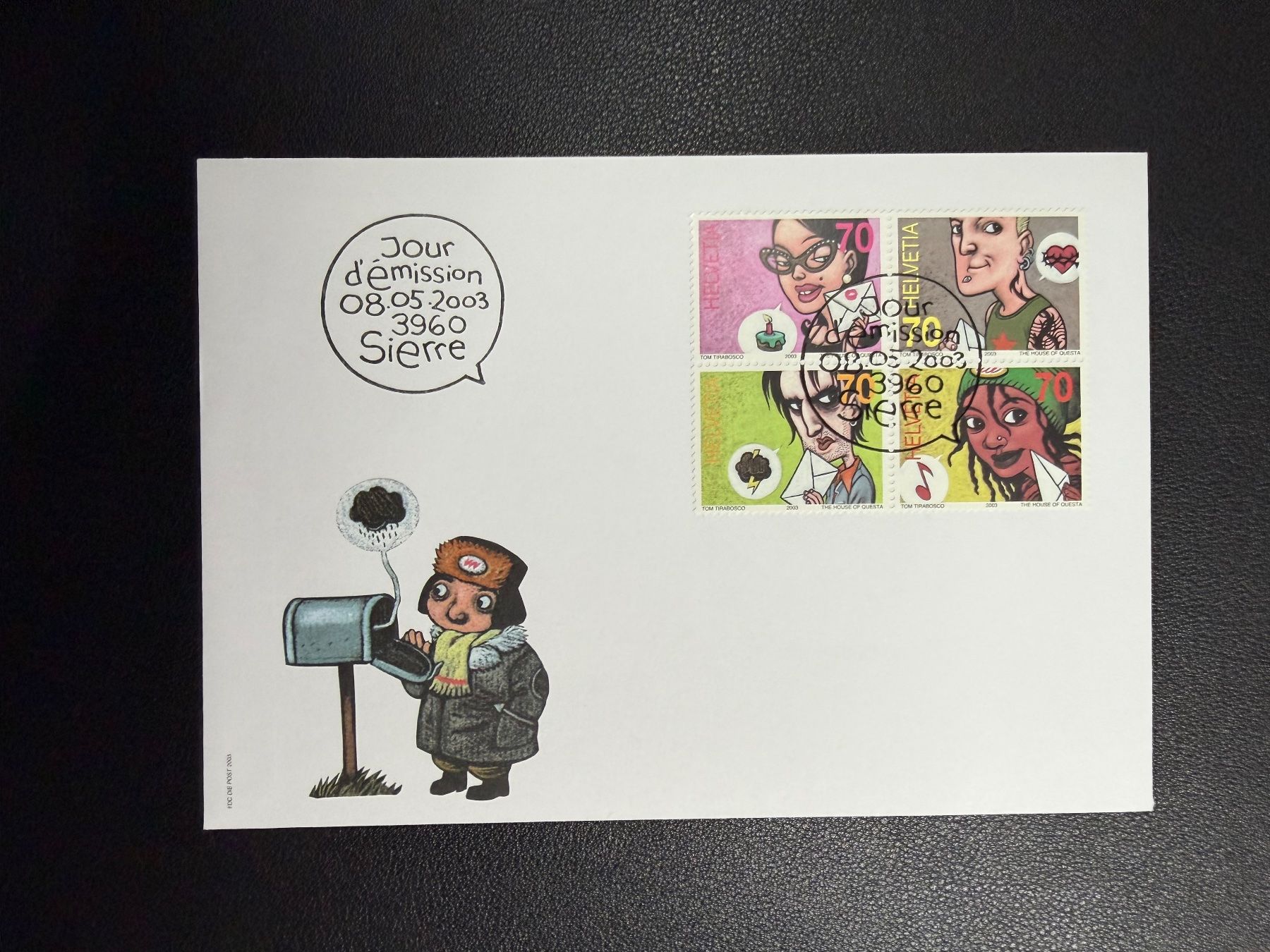 Tutti i francobolli: CH Comics 2003 FDC – Usato da oberrüti venduto da jeanmei
