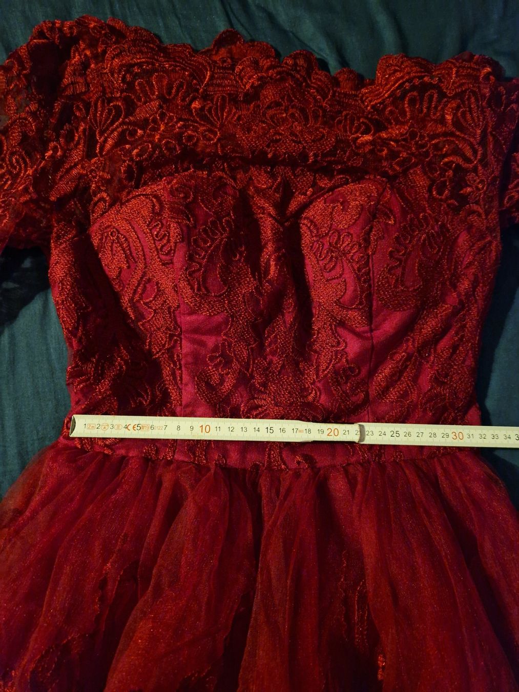 Vestiti: Robe dentelle rouge t.36 neuve – Nuovo (secondo la descrizione) da Crassier venduto da steff2000 4